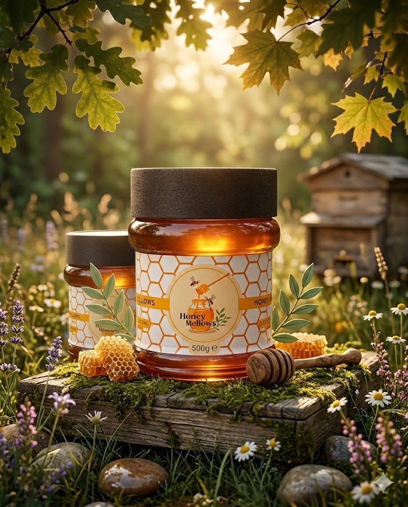 Pure Honey - 500gm | Green Valley Natural Honey | 100% Pure | Export Quality